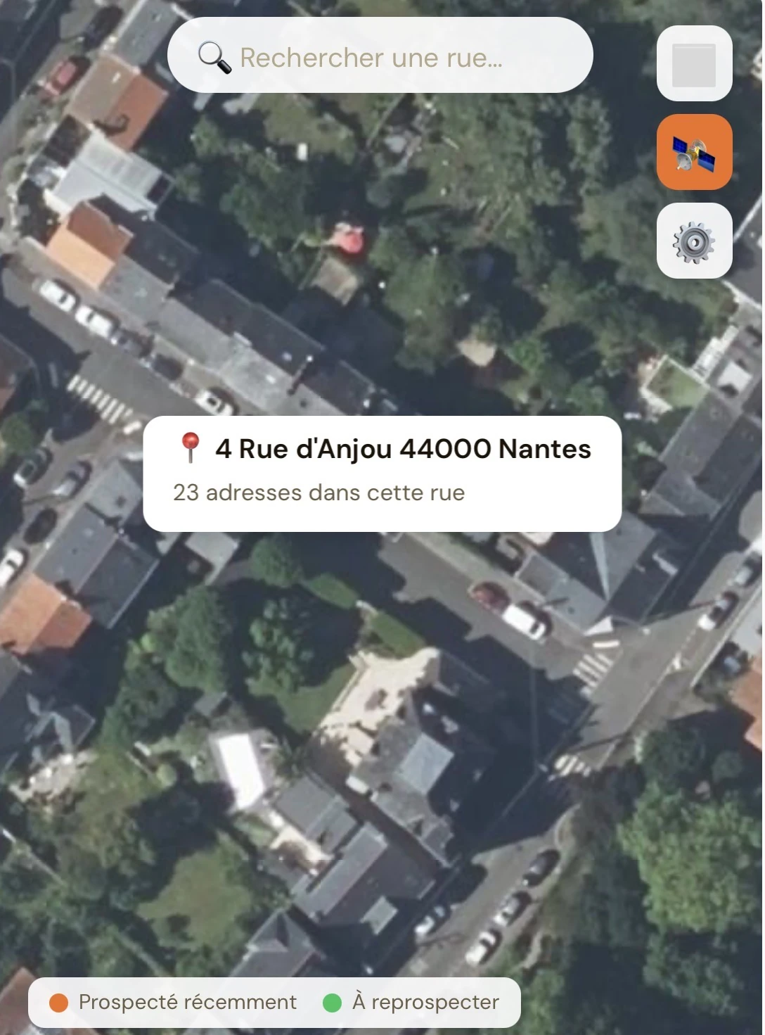 Porteo — vue rue et adresses